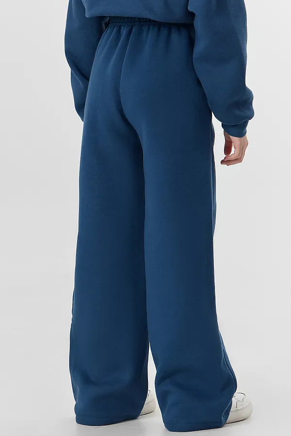 Комплект для девочек (худи, брюки) MARK FORMELLE, синий +печать - фото 2