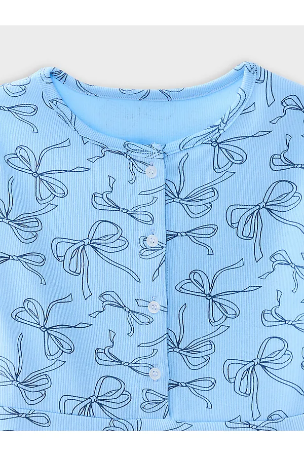 Платье MARK FORMELLE, бантики на небесном - фото 2