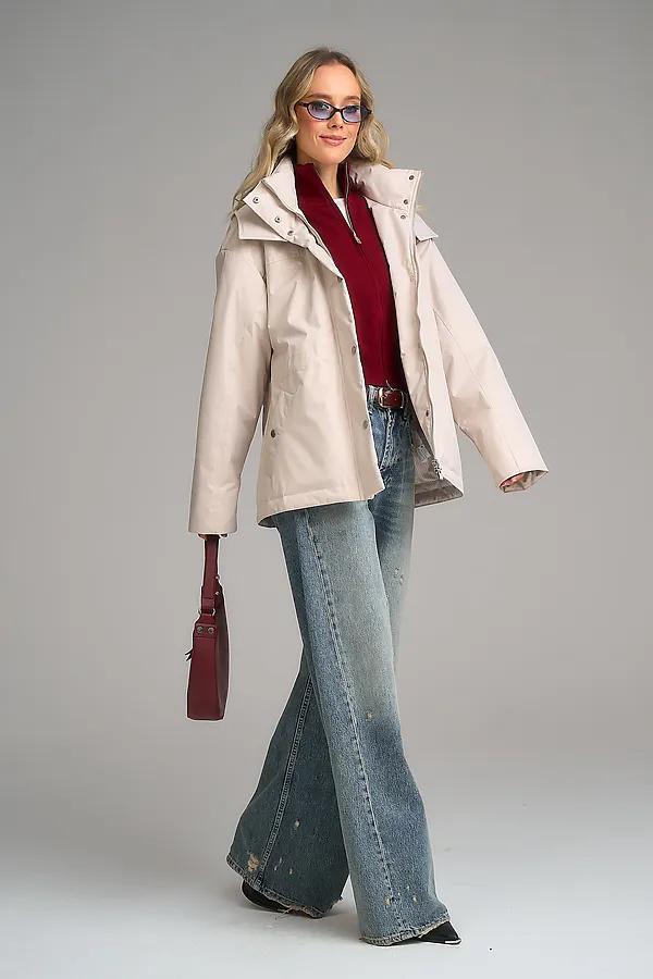 Плащ женский HOOPS, светло-бежевый - фото 2