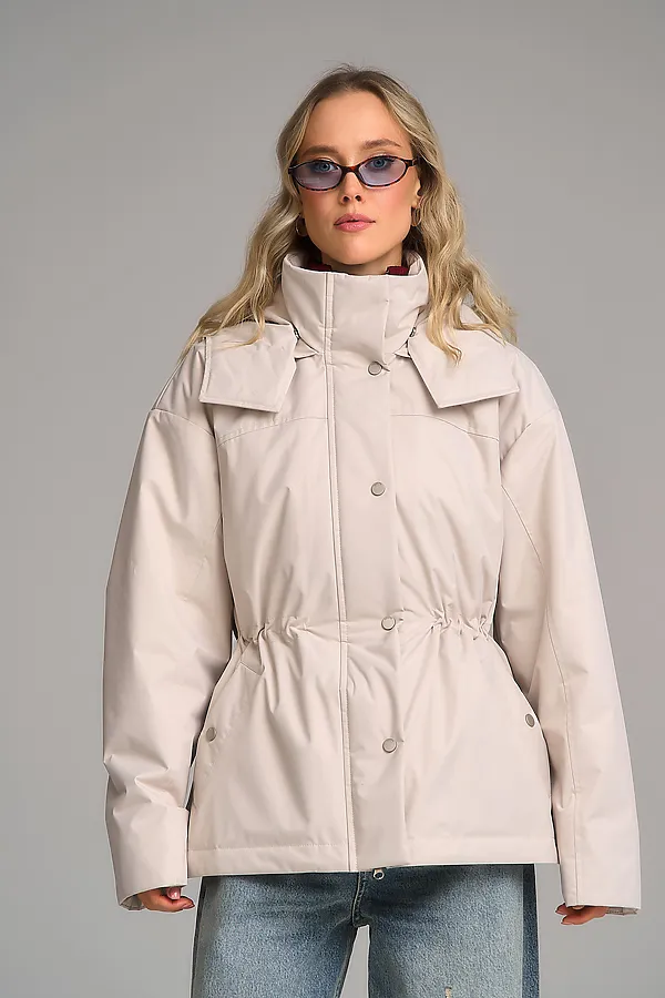 Плащ женский HOOPS, светло-бежевый - фото 2