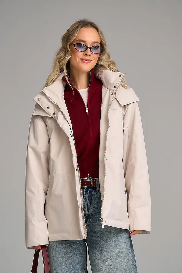 Плащ женский HOOPS, светло-бежевый - фото 2
