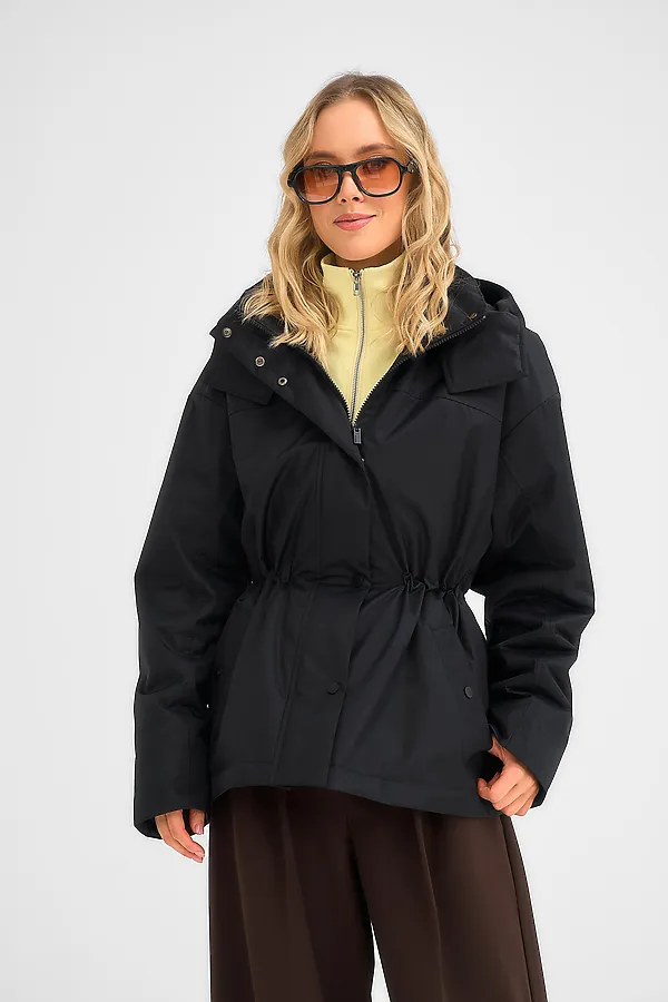 Плащ женский HOOPS, черный - фото 2