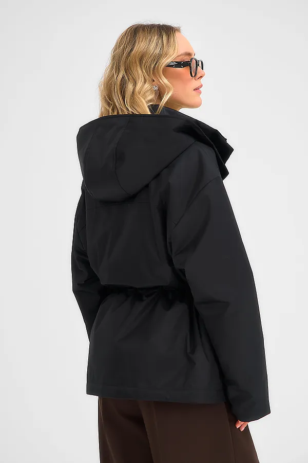 Плащ женский HOOPS, черный - фото 2