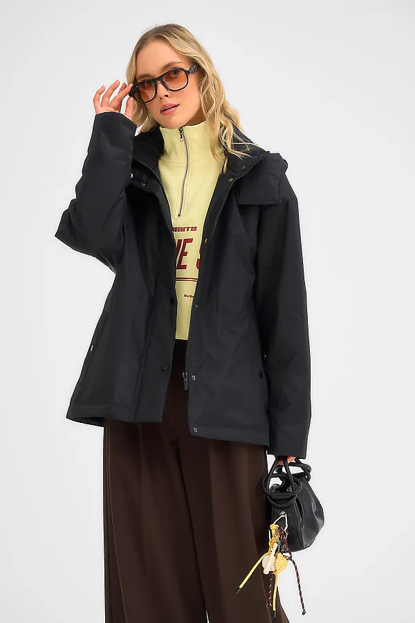 Плащ женский HOOPS, черный - фото 2