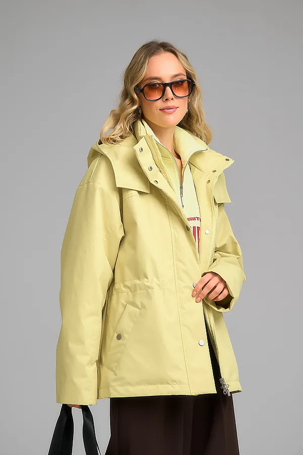 Плащ женский HOOPS, желтый - фото 2