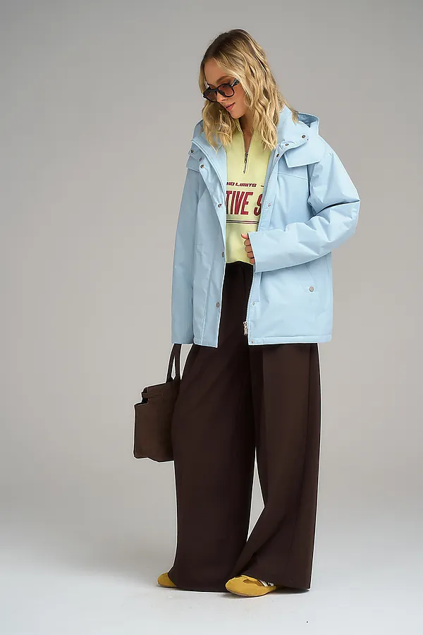 Плащ женский HOOPS, голубой - фото 2