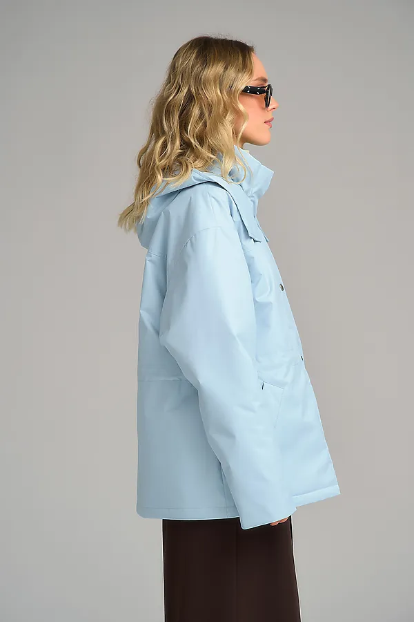 Плащ женский HOOPS, голубой - фото 2
