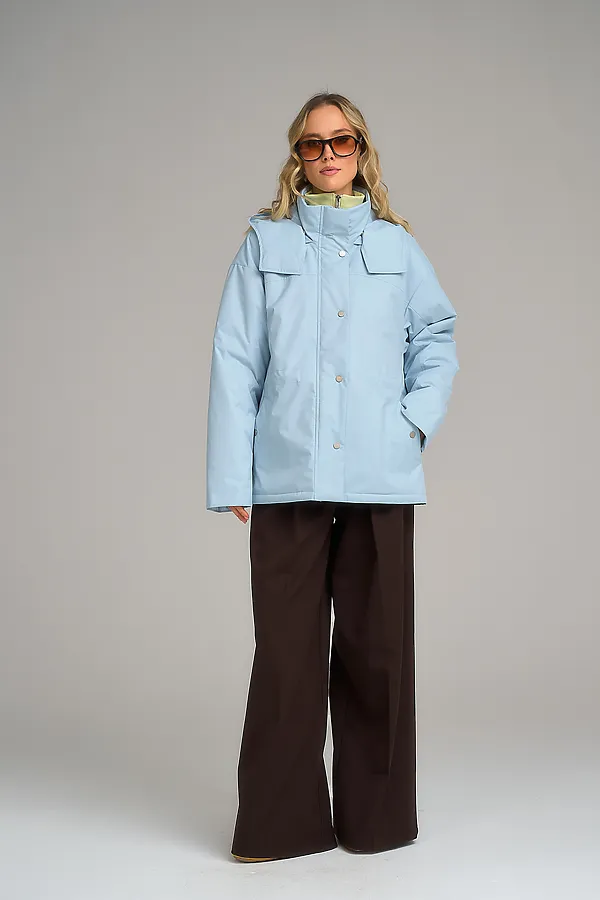 Плащ женский HOOPS, голубой - фото 2