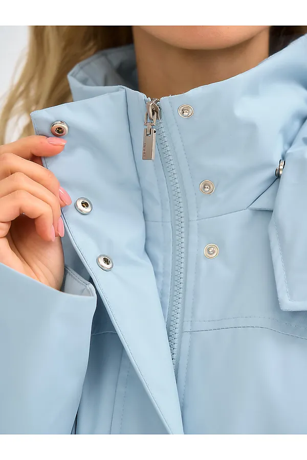 Плащ женский HOOPS, голубой - фото 2