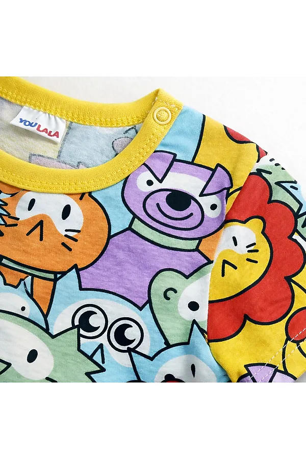 Футболка кулирка YOULALA, разноцветный - фото 2
