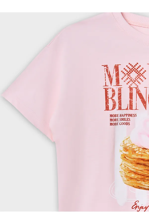 Футболка для девочек MARK FORMELLE, балерина +печать - фото 2