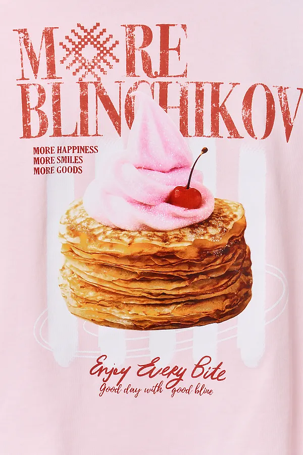 Футболка для девочек MARK FORMELLE, балерина +печать - фото 2