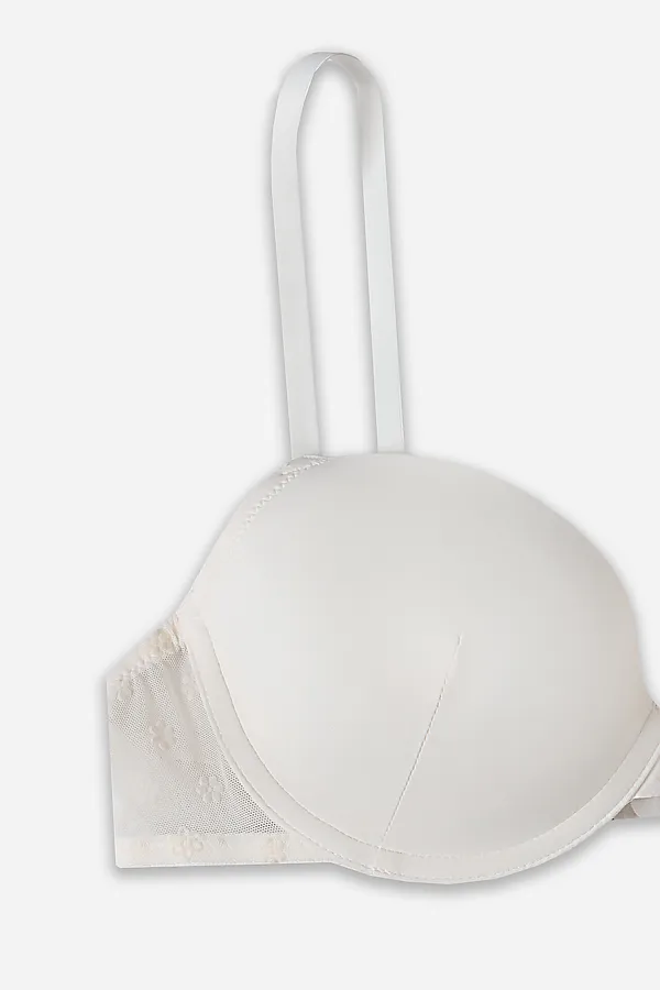 Бюстгальтер женский MARK FORMELLE, цветочки на сумрачно-белом - фото 2