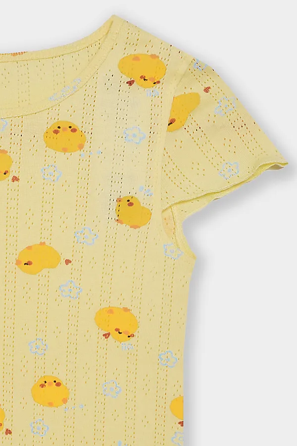 Сорочка ночная для девочек MARK FORMELLE, уточки на желтом - фото 2