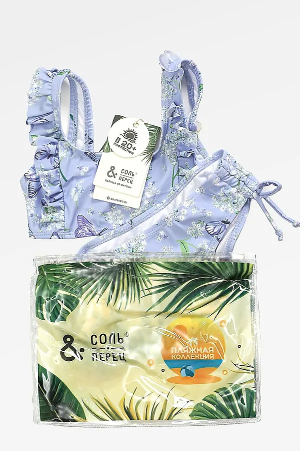 Купальник раздельный для девочки SP2607 НАТАЛИ, сиреневый - фото 2