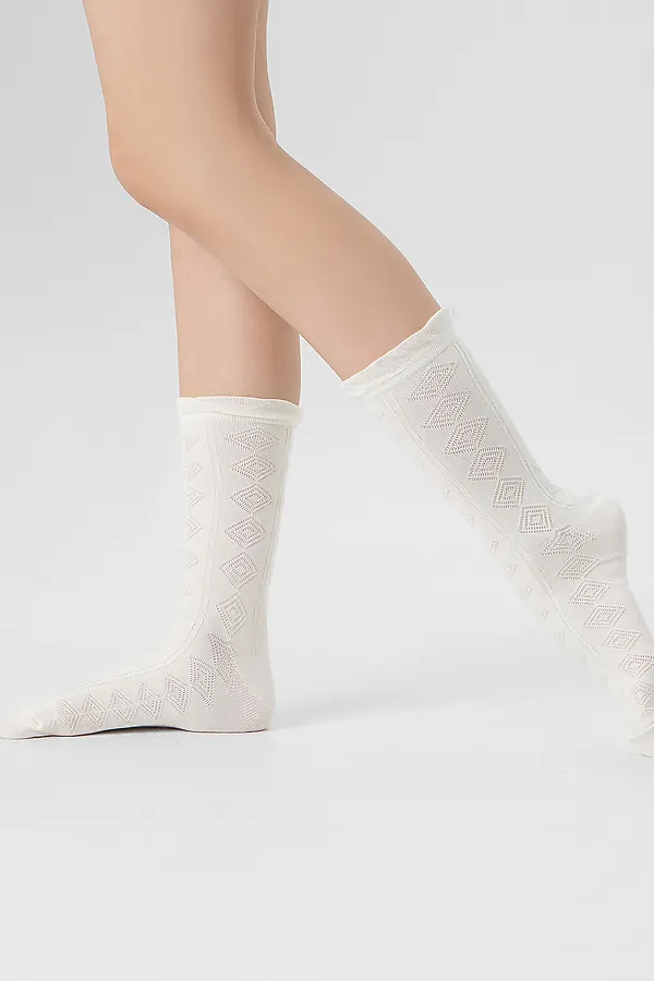 Носки женские MARK FORMELLE, молочный - фото 2