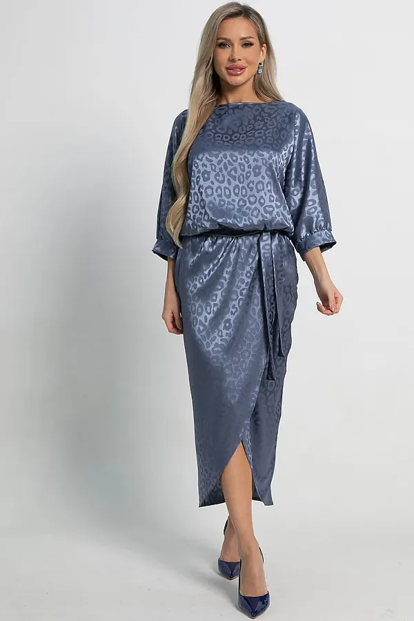 Платье Багира НЬЮ LADY TAIGA, синее - фото 2