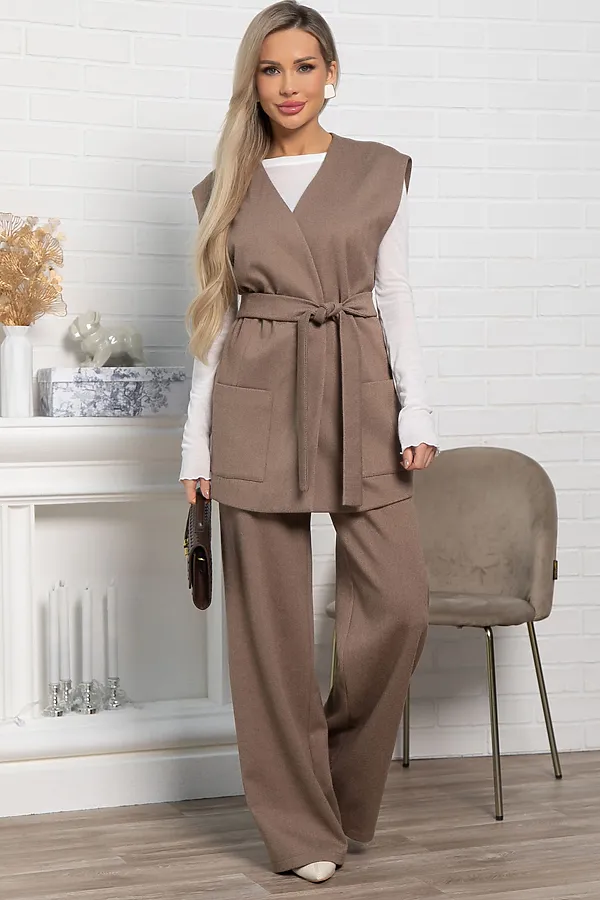 Жилет Заверши образ LADY TAIGA, бежевый - фото 2