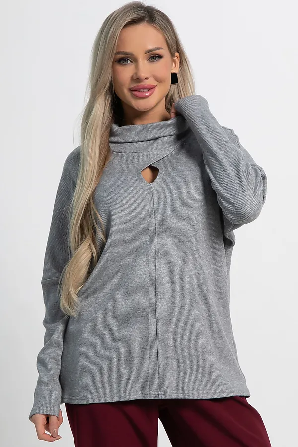 Джемпер Тринити LADY TAIGA, серый - фото 2