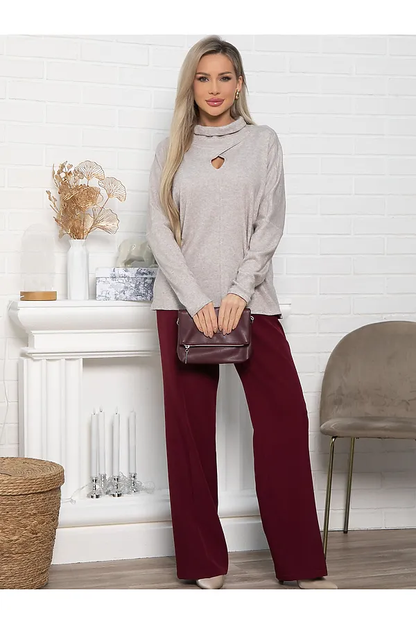 Блуза LADY TAIGA, бежевый - фото 2