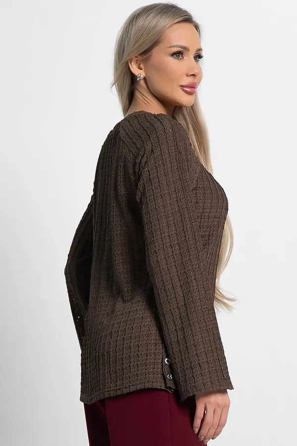 Блуза Маллуя LADY TAIGA, кофе - фото 2