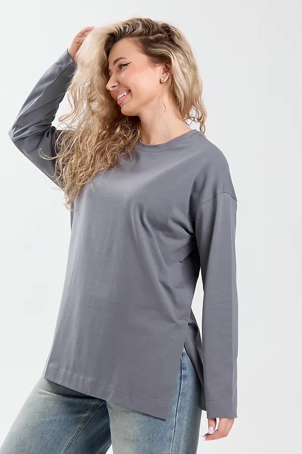 Лонгслив 26014 НАТАЛИ, графит - фото 2