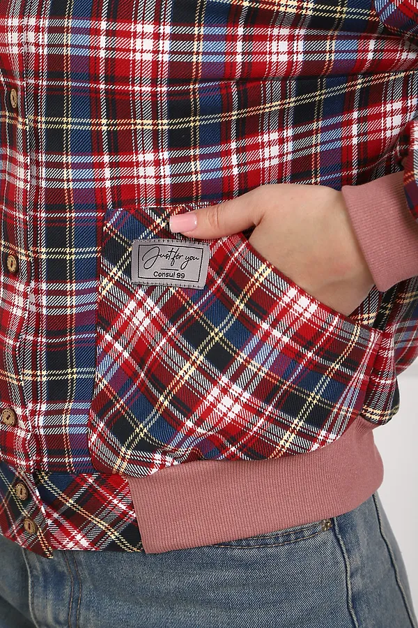 Рубашка 1109 НАТАЛИ, красный - фото 2