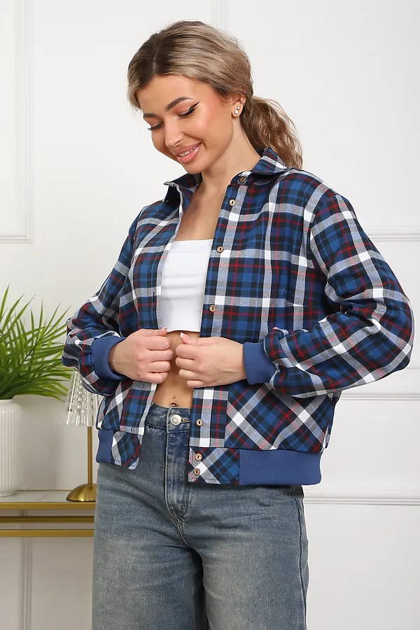 Рубашка 1109 НАТАЛИ, синий - фото 2