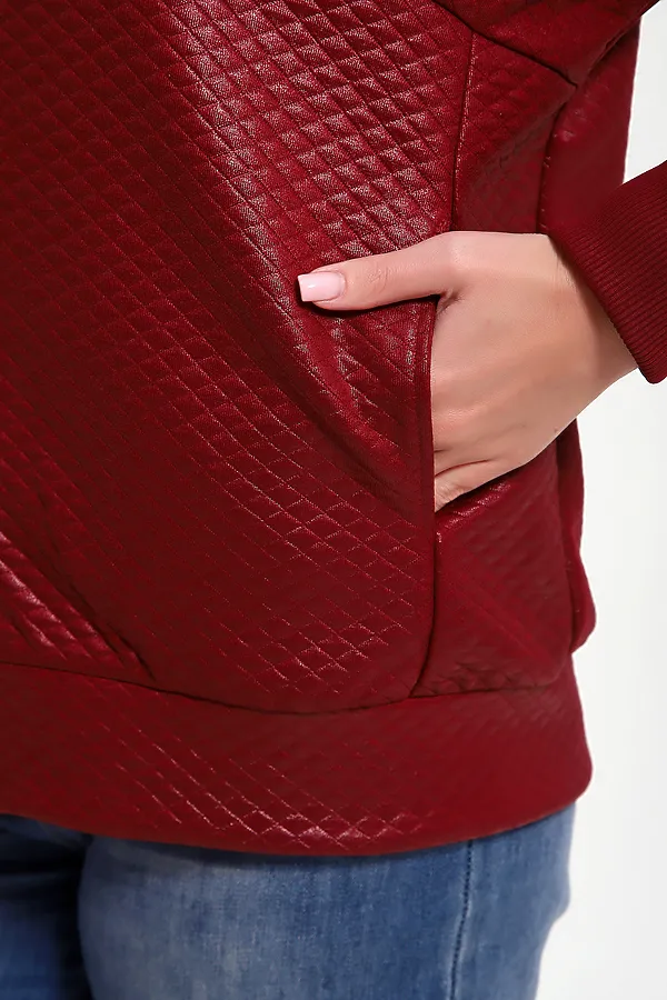 Бомбер 20691 НАТАЛИ, бордовый - фото 2