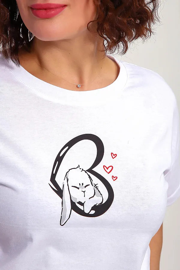 Пижама с шортами 88143 НАТАЛИ, белый - фото 2