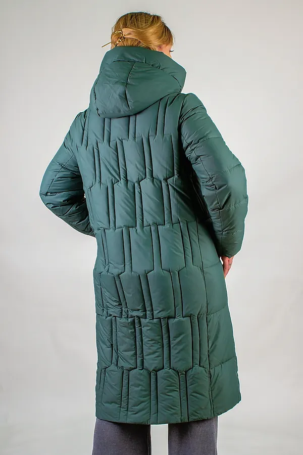 Зимняя куртка большие размеры, арт.28126 НАТАЛИ, бирюзовый - фото 2