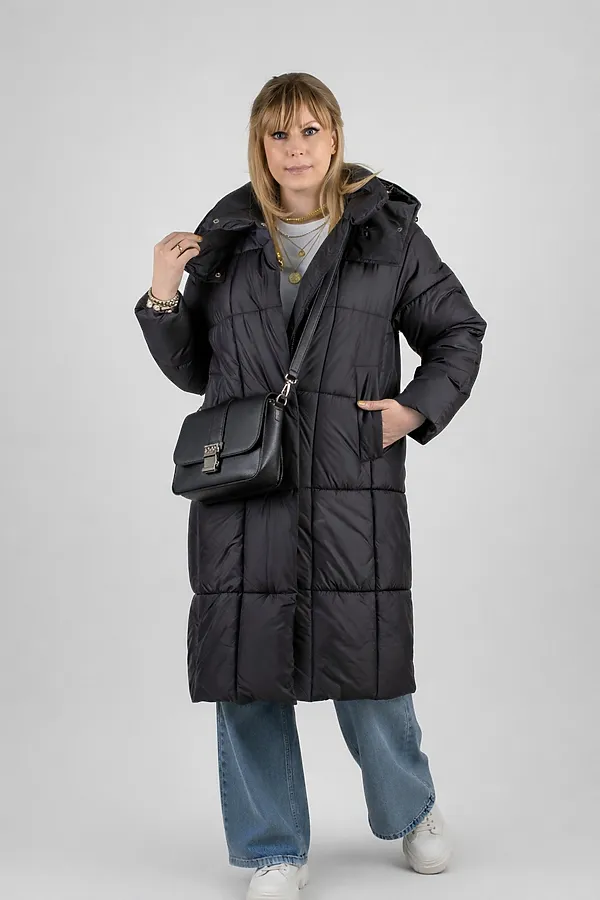 Куртка 28137 НАТАЛИ, черный - фото 2