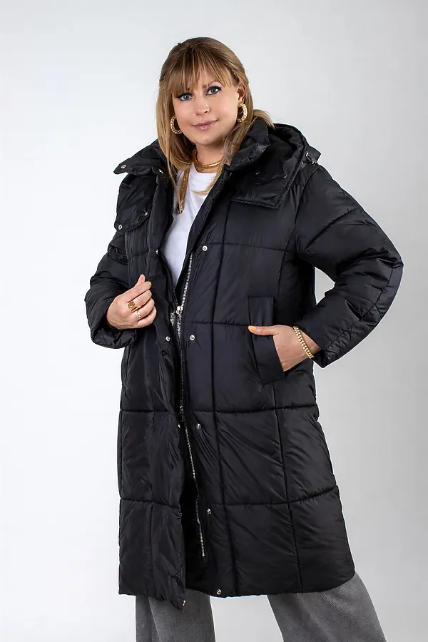 Куртка 28137 НАТАЛИ, черный - фото 2