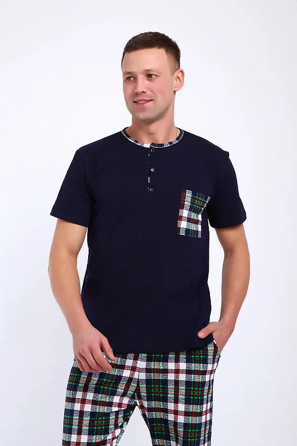 Костюм с брюками 24263 НАТАЛИ, бело-зелёный - фото 2