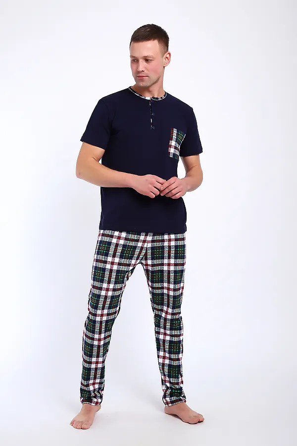 Костюм с брюками 24263 НАТАЛИ, бело-зелёный - фото 2