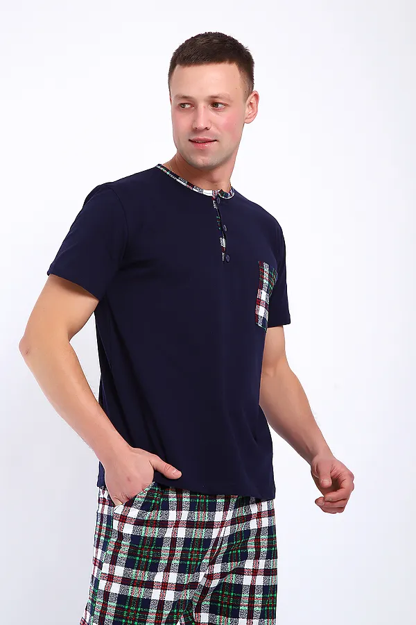 Костюм с брюками 24263 НАТАЛИ, бело-зелёный - фото 2