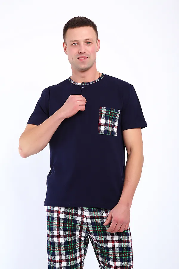 Костюм с брюками 24263 НАТАЛИ, бело-зелёный - фото 2