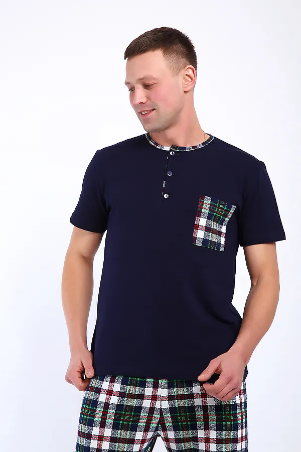 Костюм с брюками 24263 НАТАЛИ, бело-зелёный - фото 2