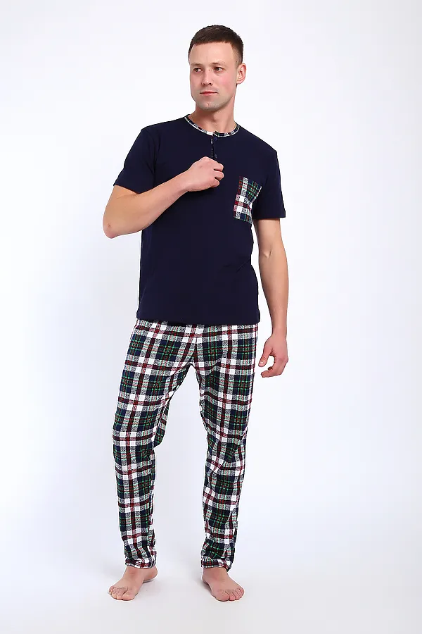 Костюм с брюками 24263 НАТАЛИ, бело-зелёный - фото 2