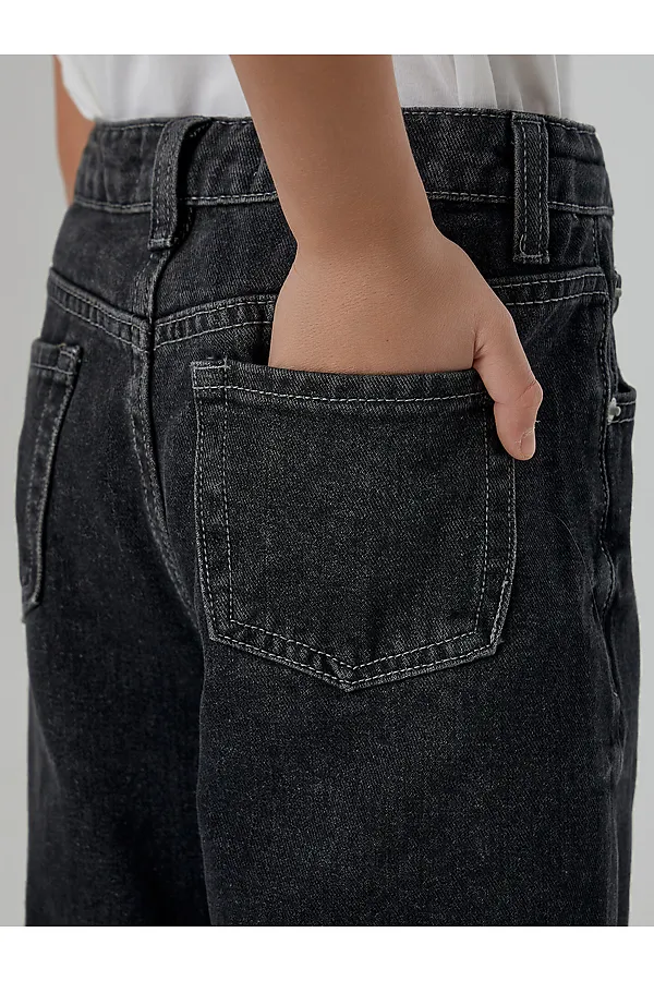 Джинсы для девочек MARK FORMELLE, темно -серый - фото 2