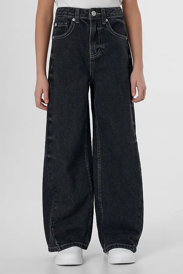 Джинсы для девочек MARK FORMELLE, темно -серый - фото 2