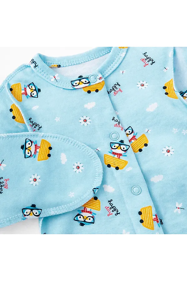 Комбинезон интерлок YOULALA, голубой - фото 2