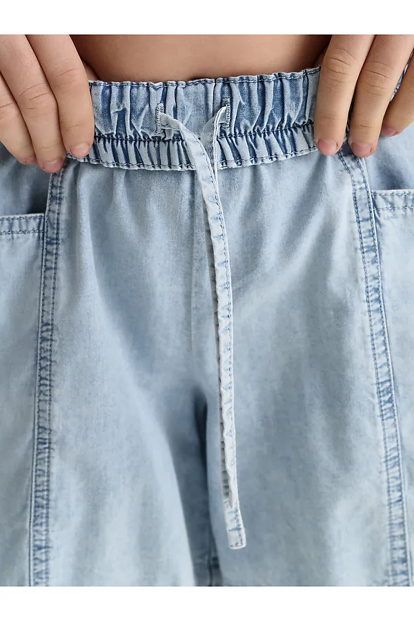 Шорты для девочек PELICAN, голубой - фото 2