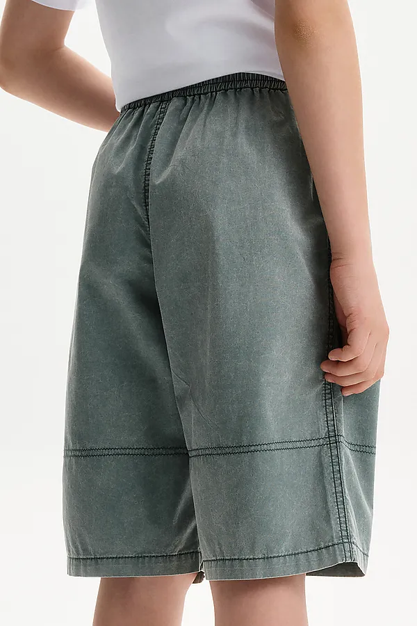 Шорты для мальчика PELICAN, зеленый - фото 2