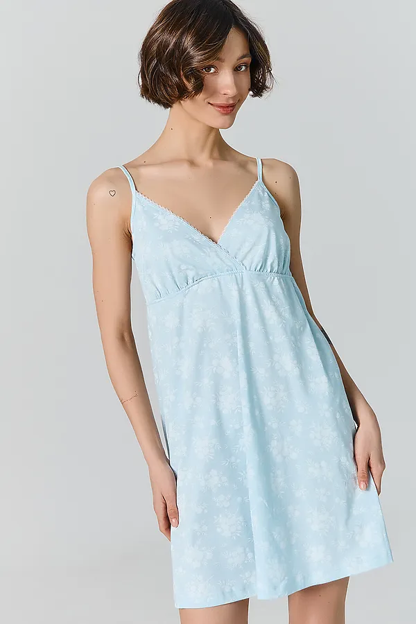 Комбинация женская MARK FORMELLE, цветы на голубом - фото 2