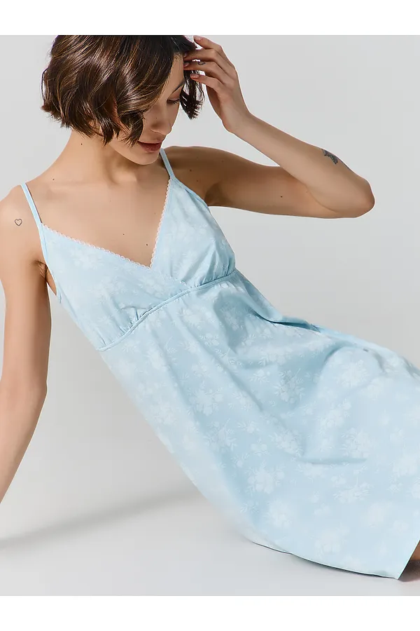 Комбинация женская MARK FORMELLE, цветы на голубом - фото 2