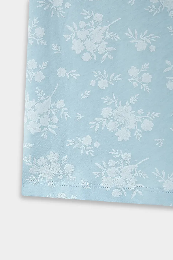 Комбинация женская MARK FORMELLE, цветы на голубом - фото 2