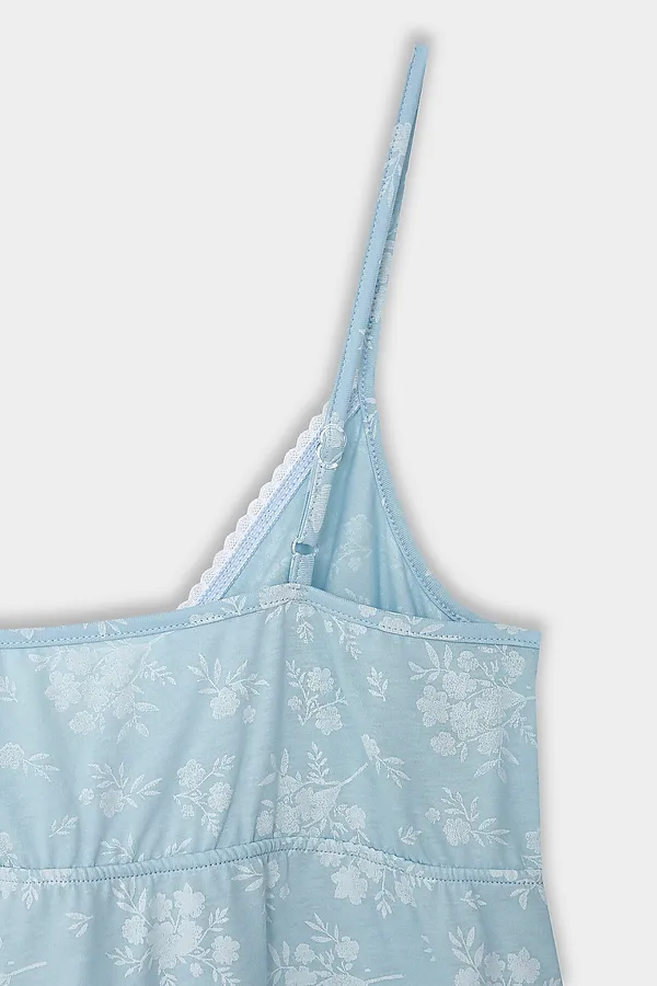 Комбинация женская MARK FORMELLE, цветы на голубом - фото 2