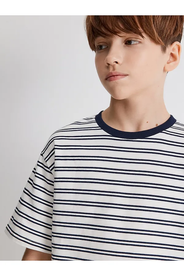 Футболка ACOOLA, темно-синяя полоска - фото 2