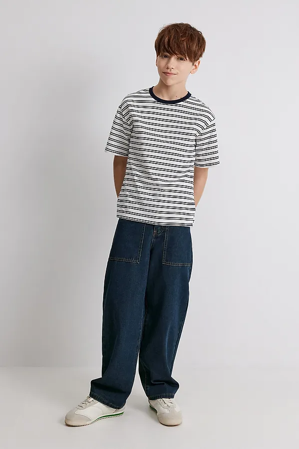 Футболка ACOOLA, темно-синяя полоска - фото 2